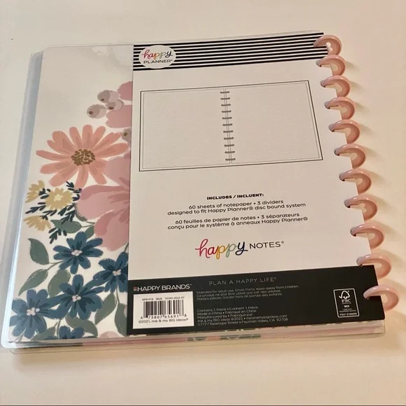 The happy planner Springtime Flora Big Notebook - Picture 11 of 11